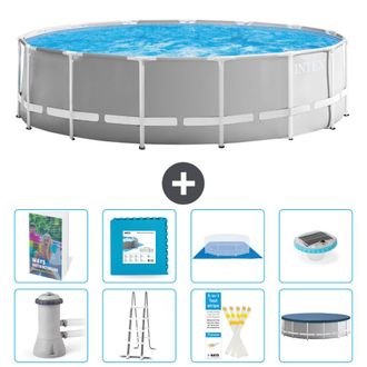 Intex Piscina Prism Frame Redonda - 457x122 Cm - 9-piezas S674