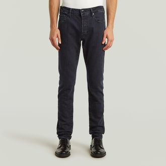 G-Star Slim-fit-Jeans G-STAR 3301 Slim, Herren, Gr. 30, L&auml;nge 30, washed schwarz, Denim/Jeans, Obermaterial: 98% Baumwolle, 2% Elasthan, slim fit lang, Jeans