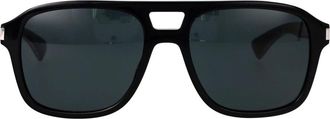 Saint Laurent SL 881 Zonnebril - unisex - Accessoires - Zwart - Maat: 55 MM Nylon