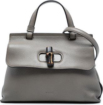 Gucci Pre-owned Gucci Small Calfskin Bamboo Daily Satchel Ladies VD5Q6P9NV5SI9W8G