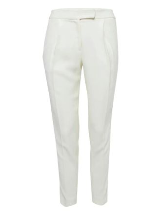 Elie Saab Pantaloni con dettaglio a righe - Bianco