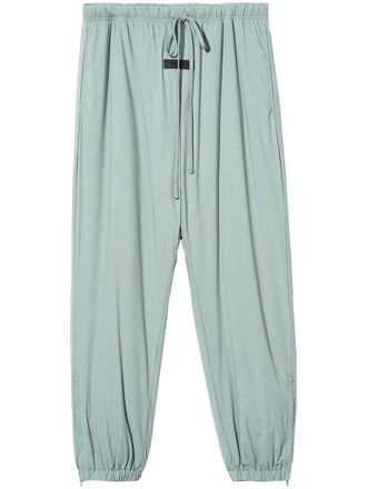 Fear of God ankle-zips drawstring track pants - Blue