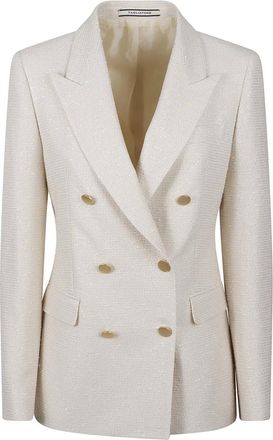 Tagliatore Jassen Beige - Dames - Blazers - Beige - XL - Katoen - Jassen