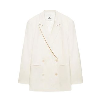 Anine Bing Dames, Jassen, Wit, Maat: XS Viscose