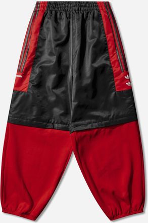 adidas Men s Willy Chavarria Fleece Track Pants Black / Red