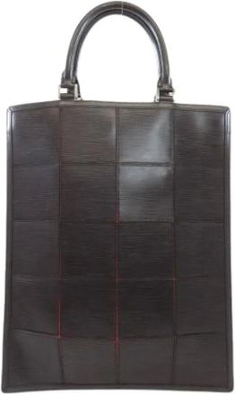 Louis Vuitton Pre-owned Tote Bags, female, Black, Size: ONE SIZE Pre-owned Leather Tote Bag