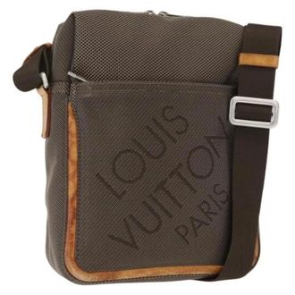 Louis Vuitton Pre-owned Cross Body Bags, female, Brown, Size: ONE SIZE Pre-owned Vintage Canvas Cross Body Bag