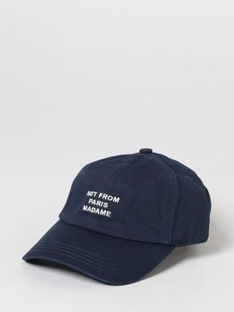 Dr&ocirc;le de Monsieur Dr&ocirc;le de Monsieur Cappello da baseball in twill di cotone con logo e slogan ricamato