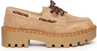 Colors Of California Boat Suede - Dames - Bootschoenen - Beige - 41 EU - Su&egrave;de - Schoenen