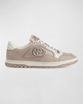 Gucci Men & apos;s MAC 80 Embroidered Leather Low-Top Sneakers