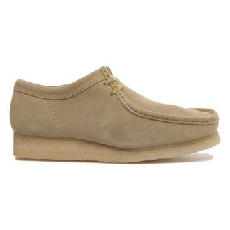 Clarks Schoenen, Heren, Groen, 45 EU, Leer, Wallabee Lichtgroen Heren Schoenen