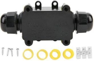 OEM Paquete De 3 Cajas De Conexiones Ip68, Conector Protector Impermeable De 2 V&iacute;as Para Cables Subterr&aacute;neos Exteriores, Destinado A Conexiones El&eacute;ctricas