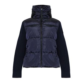 Canada Goose Cardigans, male, Blue, Size: XL HyBridge Grove Knit Hoodie