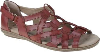 Earth Womens Belle Bridget Sandals In Regal Red