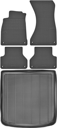 OEM Audi A4 B9 Avant / Kombi A Partir De 2015 Set - Alfombrillas De Goma Para Coche + Alfombrilla Para Maletero