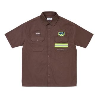 Palace Transport Shirt Brown P31SHT002