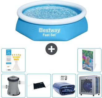 Bestway Piscina Bestway Fast Set Redonda - 244x61 Cm - 7-piezas S216