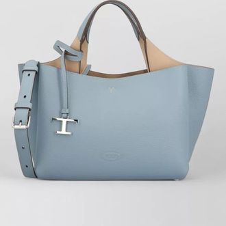 Tod's small leather tote bag top handle strap