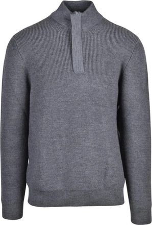 Drumohr Heren, Sweatshirts & Hoodies, Grijs, Maat: XL Wol