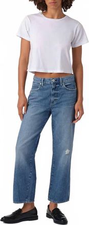Amo Billie Wide Straight Leg Jeans In Warmth