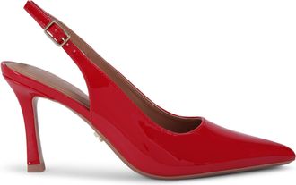 Carvela Womens Corletta Sling Court Heels - Red - Size UK 8