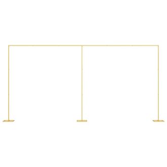 vidaXL Arco De Boda Dorado 657 X 35 X 300 Cm Acero Vidaxl