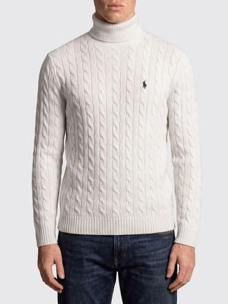 Polo Ralph Lauren Dolcevita slim fit in lana e cashmere con logo Pony