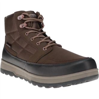 Weatherproof Mens Jenkins Hiking Outdoor Trekking High Top Boots In Brown