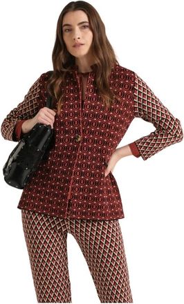 Maliparmi Jacquard Comfort Blazer - Dames - Blazers - Veelkleurig - XS - Polyester - Jassen