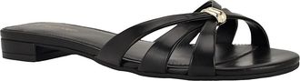 Calvin Klein Womens Womens Petula Sandal - Black - 6H