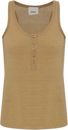 Isabel Marant Helma Top - Tops - Mujer - Marr&oacute;n - M