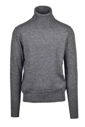 Ballantyne Cashmere Turtleneck Pullover - Grey