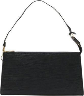Louis Vuitton Pre-owned Shoulder Bags, female, Black, Size: ONE SIZE Pre-owned Epi Pochette Handbag