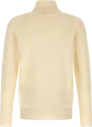 Maryya Cashmere and Virgin Wool Blend Sweater - Cream