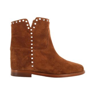 Via Roma 15 Shoes - female - Via Roma 15 - Ankle Boots - Brown - 4 1/2 UK - Shoes