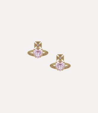 Vivienne Westwood Ariella Earrings Gold-light-pink-cz-violet-light-amethyst-crystal Gold-light-pink-cz-violet-light-amethyst-crystal Women