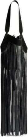 Khaite Nano Lotus Fringe Tote - Dames - Schoudertassen - Zwart - ONE Size - Tassen