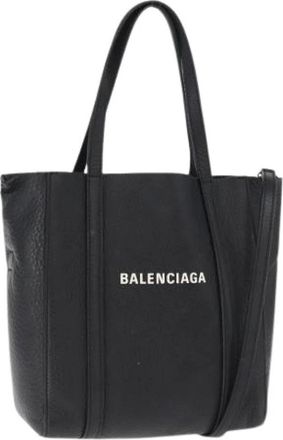 Balenciaga Pre-owned Tote Bags, female, Black, Size: ONE SIZE Pre-owned Vintage Tote Bag