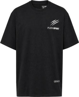 Plein Sport Hombre, Deporte, Negro, Talla: XL