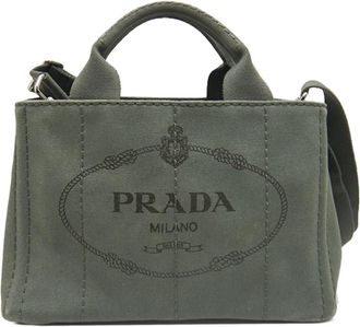 Prada Pre-owned Prada Small Canvas Canapa Logo Tote Ladies PZ0C6TRB7YKZ2WDY