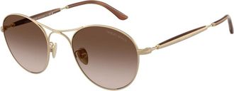 Giorgio Armani Vierkante Zonnebril - Heren - Zonnebrillen - Geel - 50 MM - Accessoires