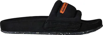 Heron Preston Dames/Dames Platte Slides (Zwart)