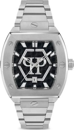 Philipp Plein The Hexagon Phantom 44mm - men - stainless steel - One Size - Black
