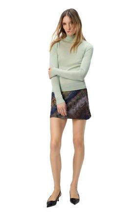 Missoni High-neck Sweater In Smooth Knit in White at Nordstrom, Size 42 It