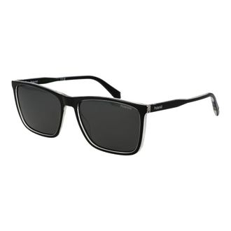 Polaroid Mens Black Plastic Sunglasses - One Size