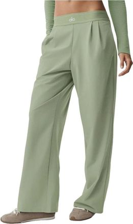 Alo (WMNS) ALO Suit Up Trouser Regular Dune Grass W51432R-1224426574