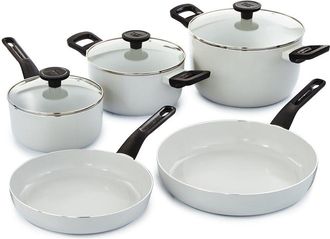 Berghoff Berghoff Leo Glints 8Pc Ceramic Nonstick Cookware Set