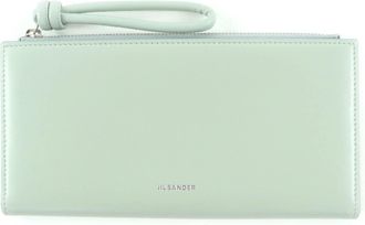 Jil Sander Logo Leather Long Wallet