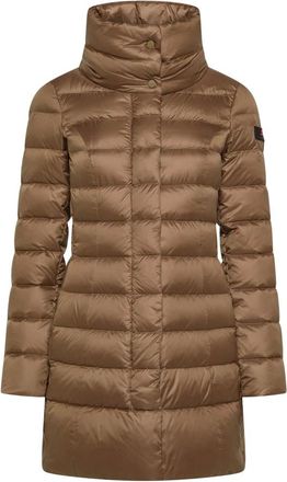 Peuterey Piumino Medio Lungo - - Coats - Donna - Marrone - XS