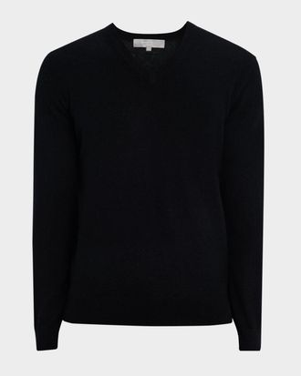 Neiman Marcus Men & apos;s Cashmere V-Neck Sweater